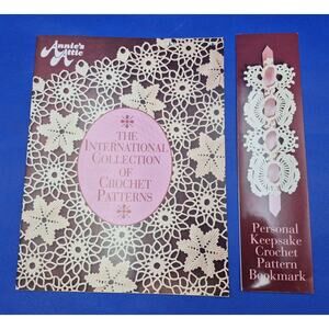 Vintage Annies Attic Bookmark & International Collection of Crochet Booklet
